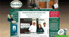 Desktop Screenshot of precisiondoorcolumbus.com